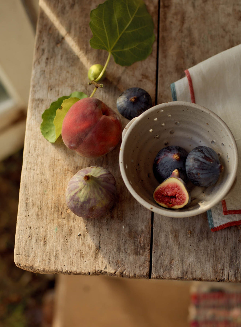 Handmade Speckled Berry Colander