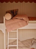 Bolster Cushion, Fine Green Ticking Stripe