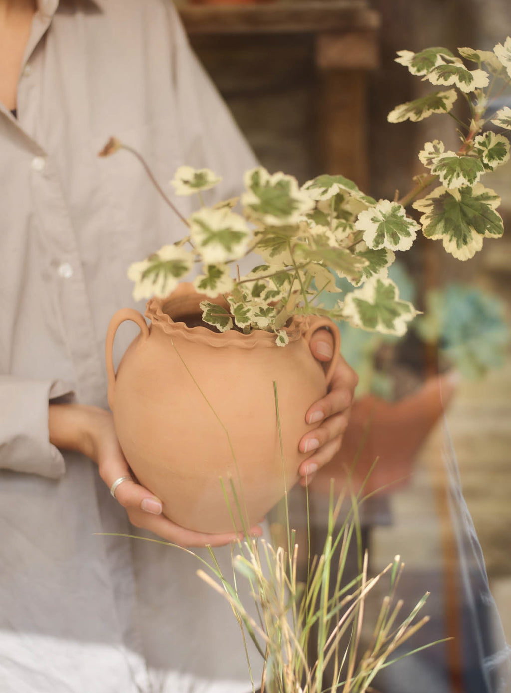 Etta Terracotta Pot, Large