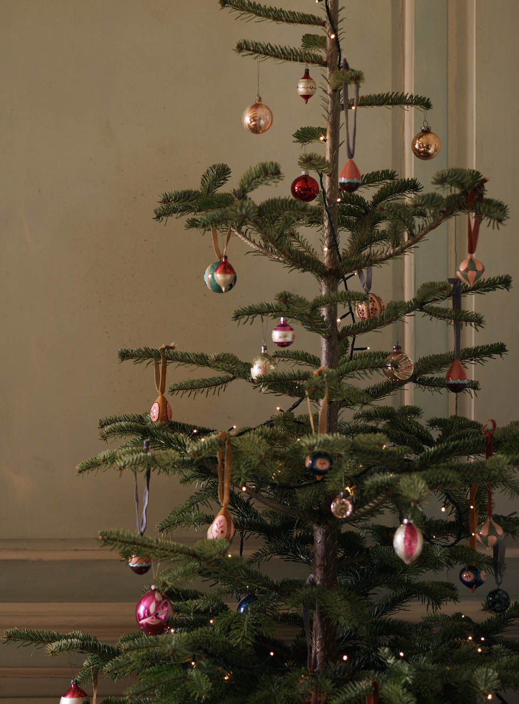 Hand Painted Decorations, Set of Nine