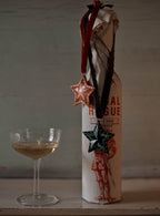 Hand Painted Star Decorations, Set of Two