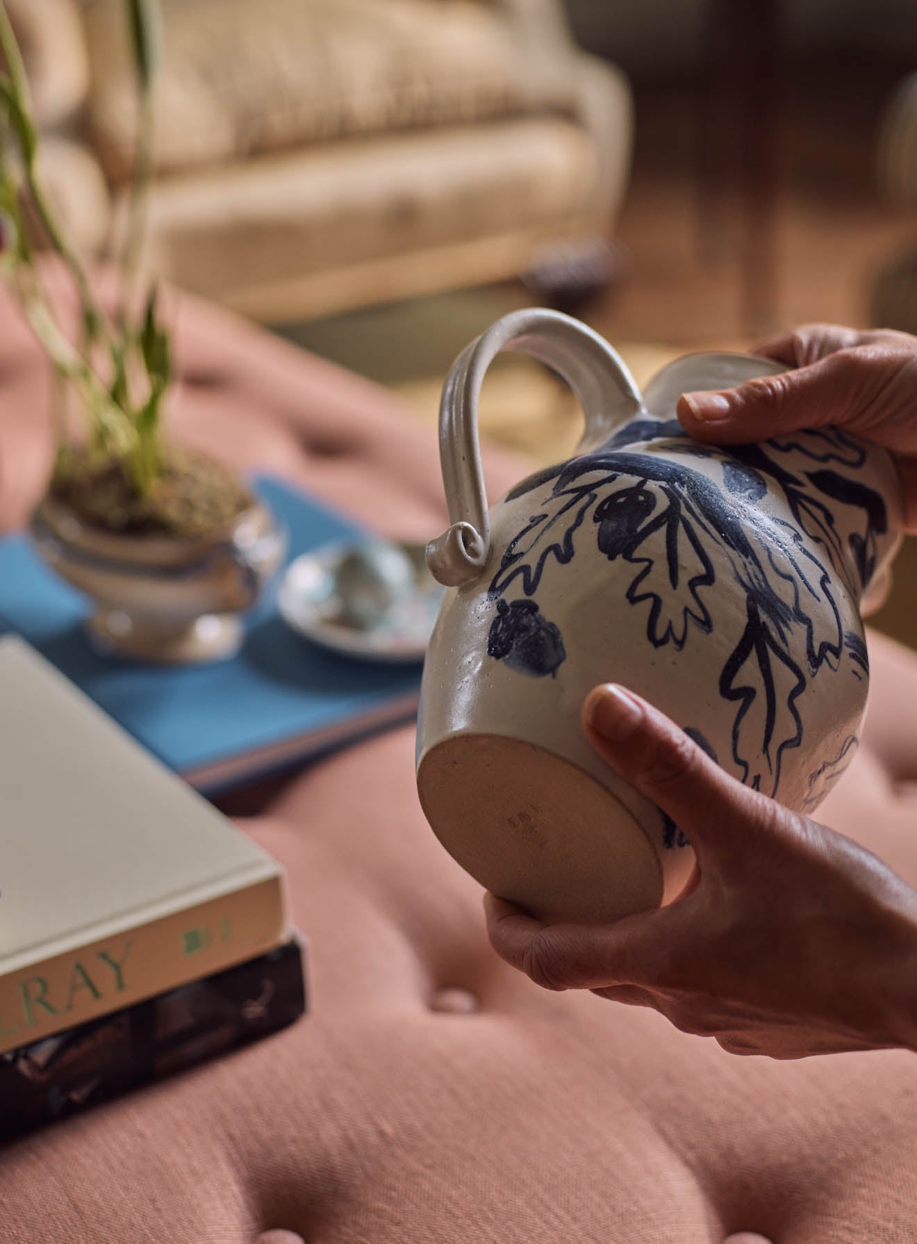 Fleur Hand Painted Jug