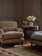 Abington Armchair, Straw Cotton