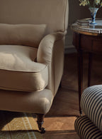 Abington Armchair, Straw Cotton