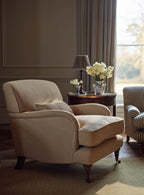 Abington Armchair, Straw Cotton