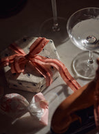 Stripe Velvet Ribbon, Rose Pink