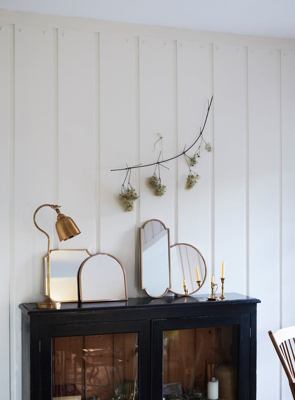 Pepin Brass Mirror, Round