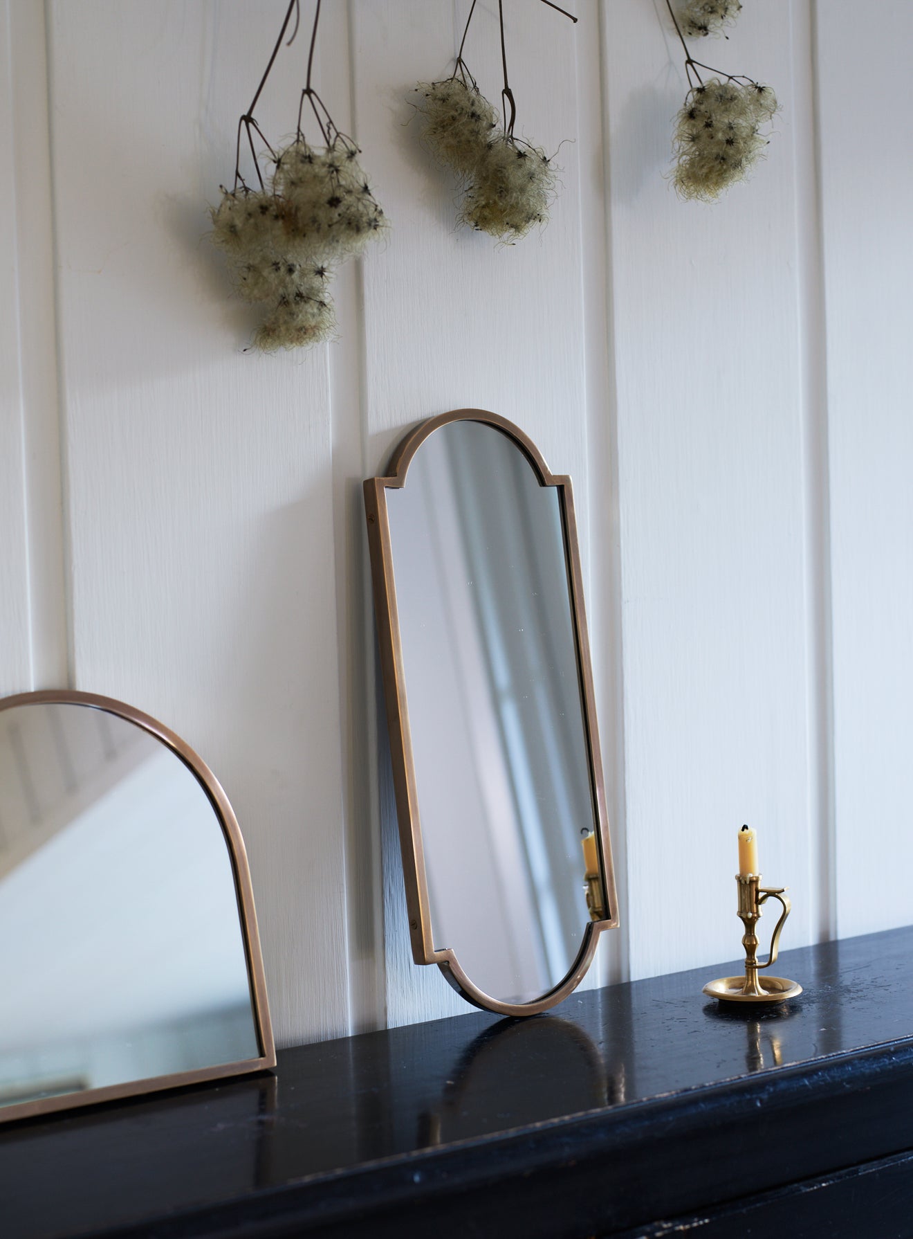 Pepin Brass Mirror, Long