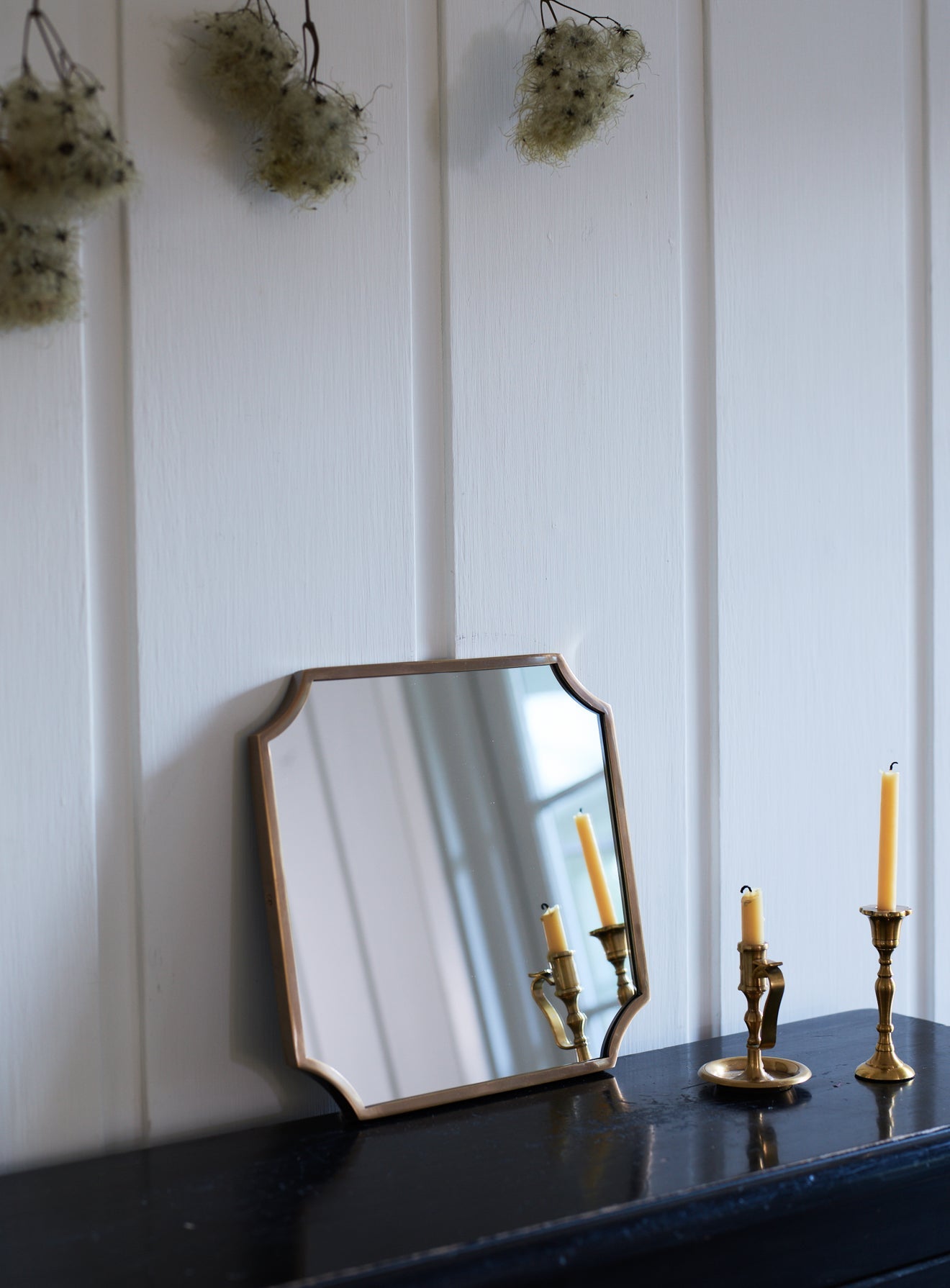 Pepin Brass Mirror, Square