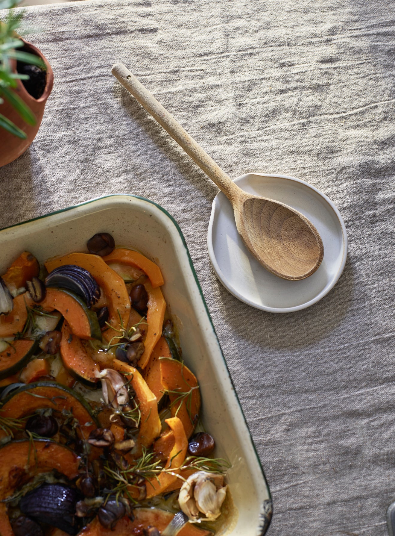 Handmade Stoneware Spoon Rest