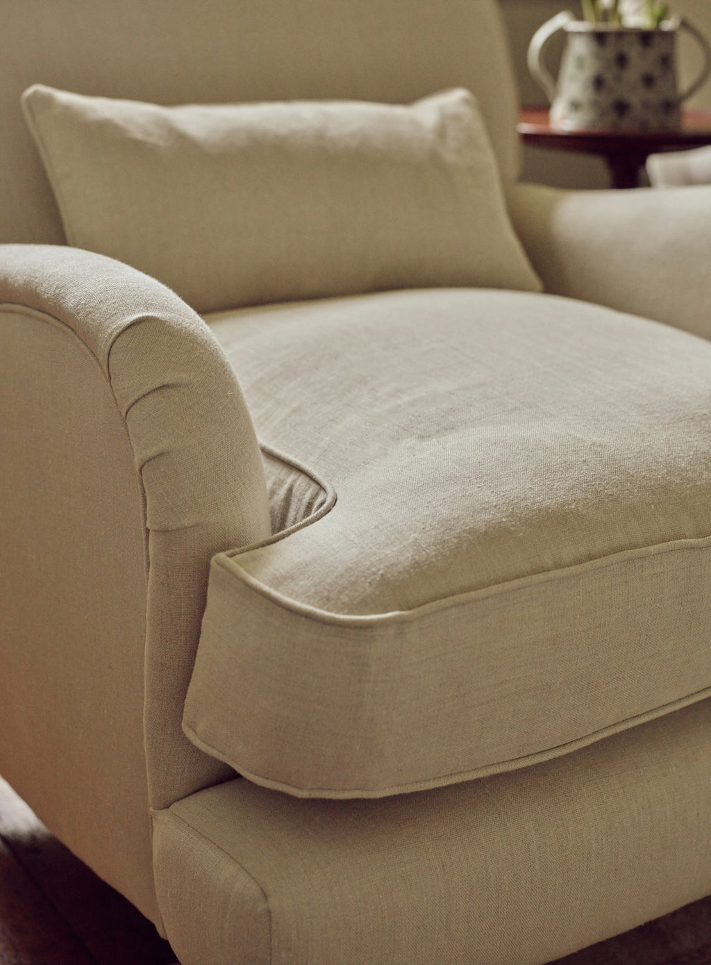 Abington Armchair, Soft Sage Cotton