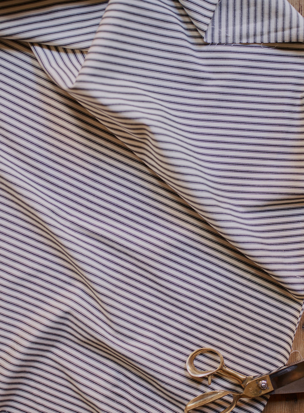 Sloane Bed, Black Ticking Stripe