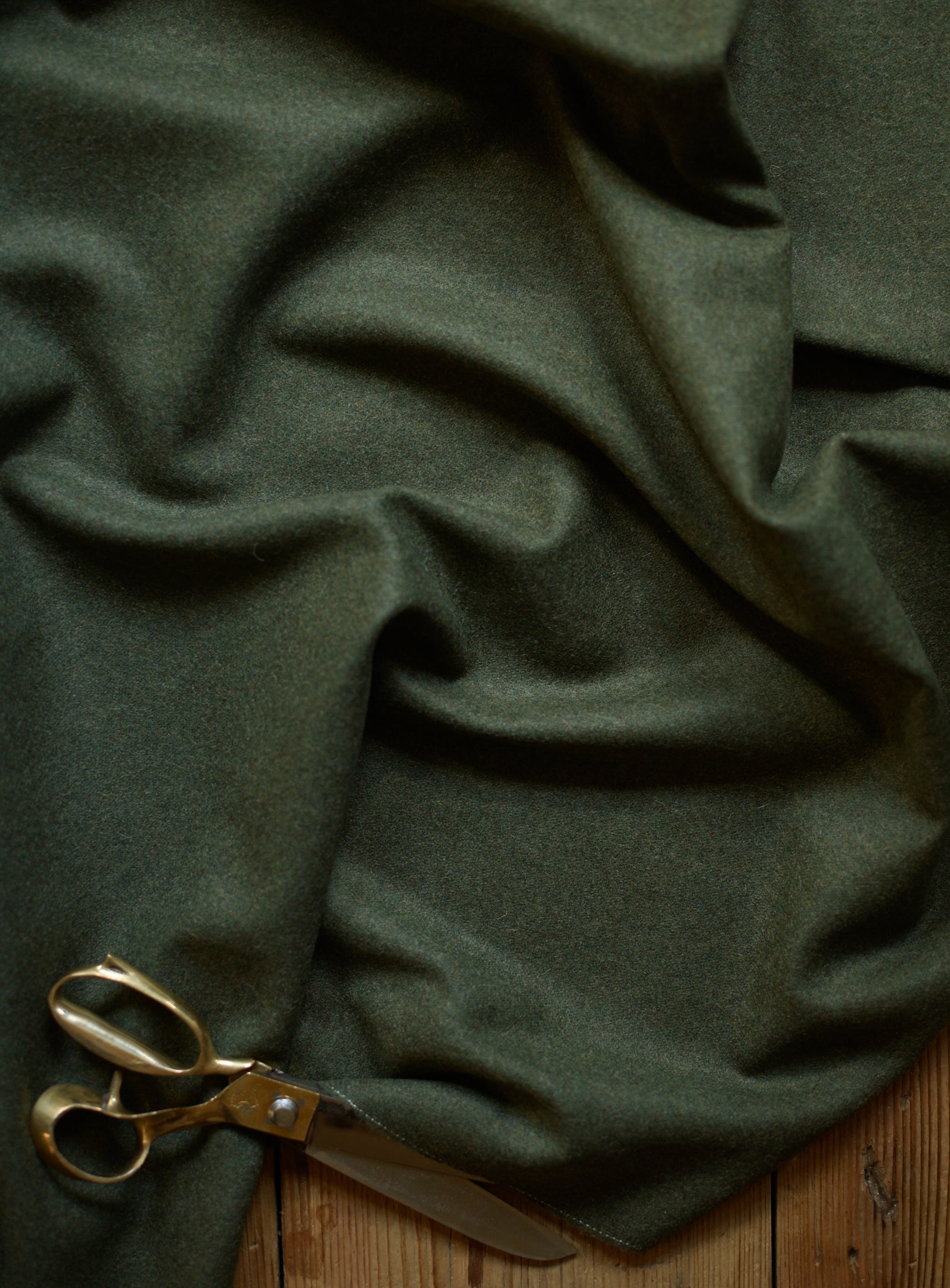 Elbert Ottoman, Moss Wool