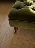 Elbert Footstool, Dark Olive Velvet