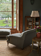 Remy Armchair, Rust Linen