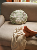Orla Round Gingham Cushion