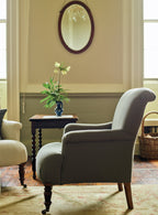 Finley Armchair, Heritage Mole Stripe