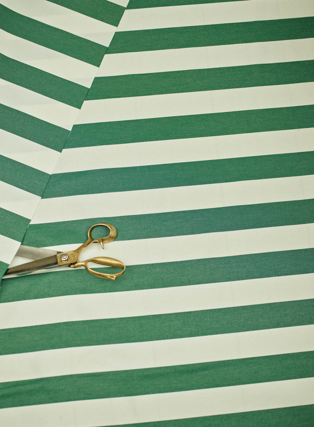 Sudbury Garden Furniture Cushion, Green Awning Stripe