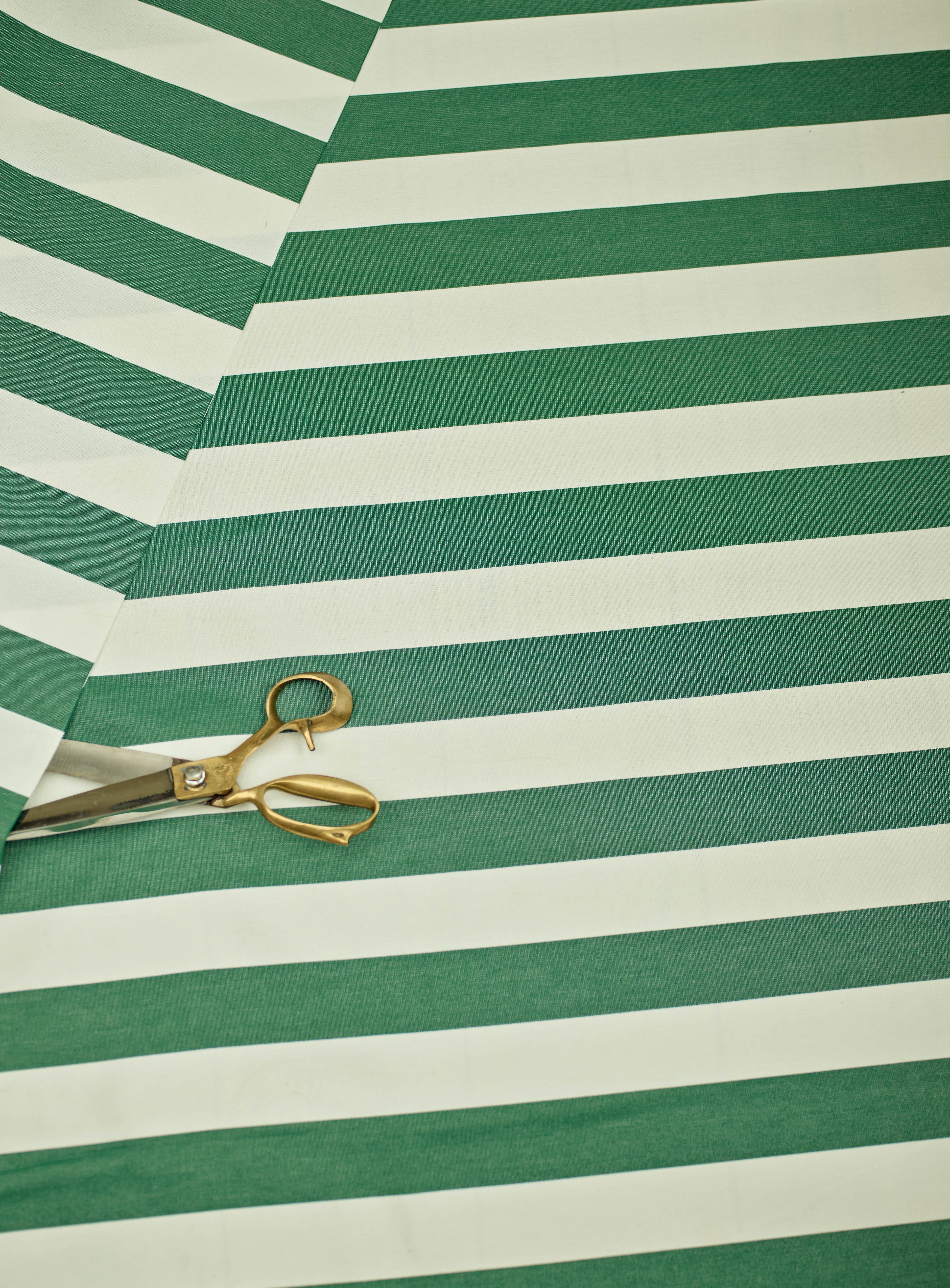 Sudbury Garden Furniture Cushion, Green Awning Stripe