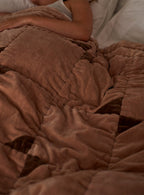 Matilda Velvet Patchwork Quilt