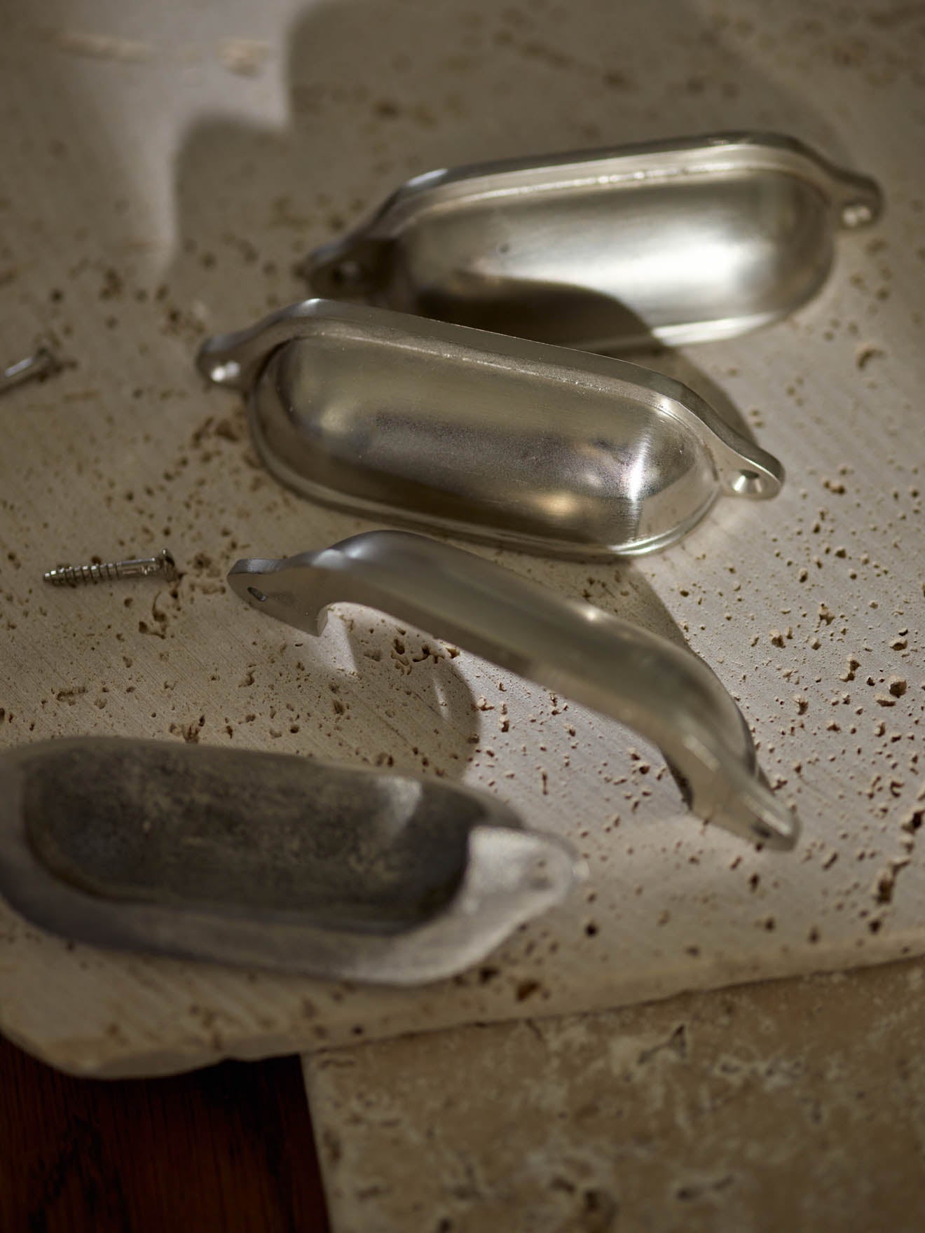 Grove Drawer Handle, Matt Nickel