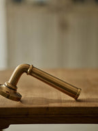Grove Levered Door Handles, Matt Brass