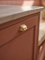 Grove Drawer Handle, Matt Brass