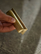 Grove Rectangular Cup Handle, Matt Brass