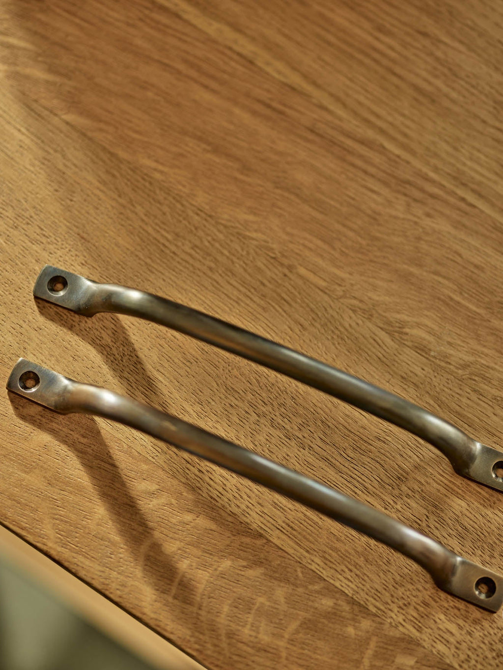 Grove Pull Handle, Long, Aged Bronze