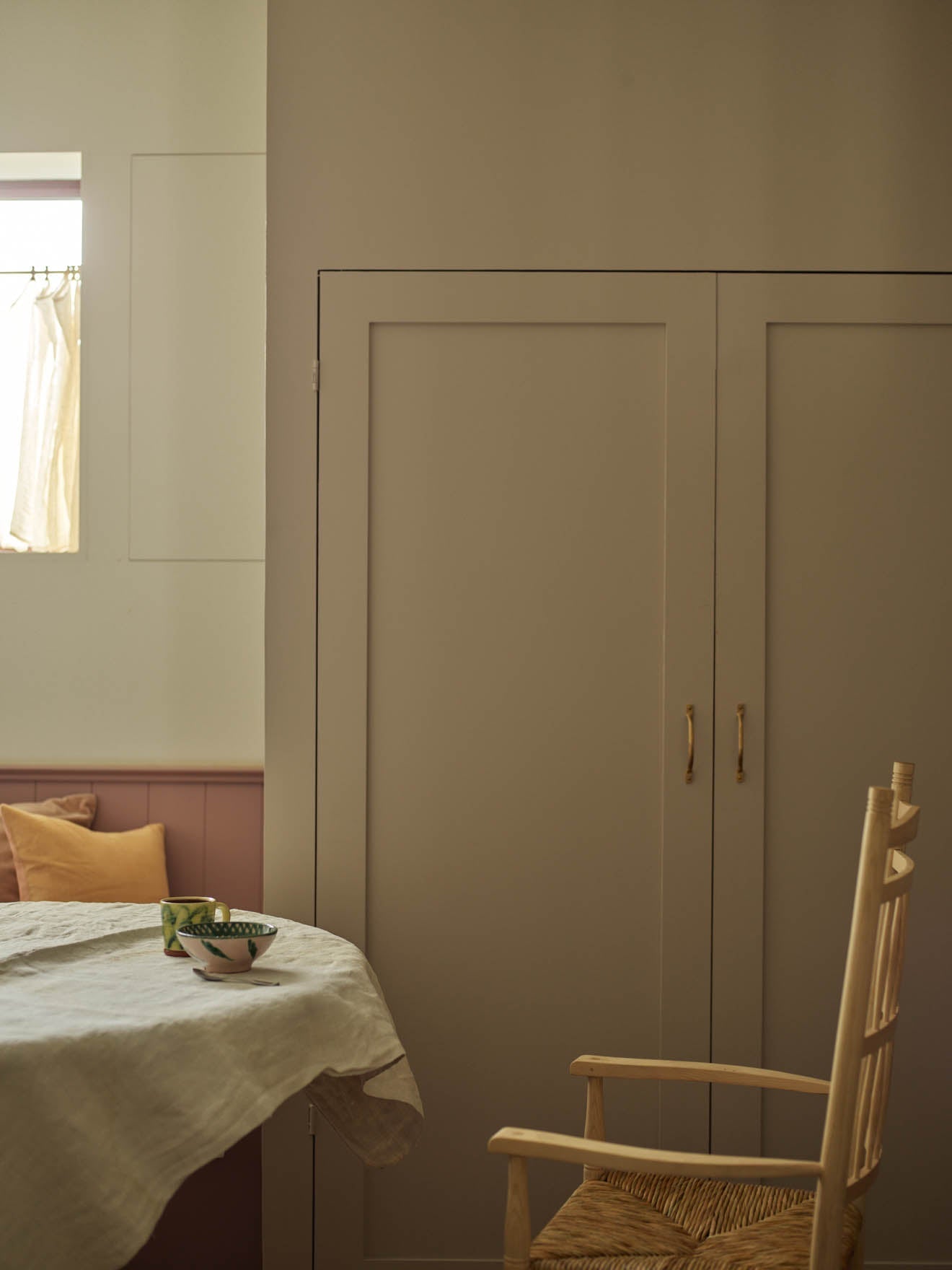 Grove Pull Handle, Short, Matt Brass