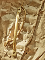 Grove Pull Handle, Long, Matt Brass