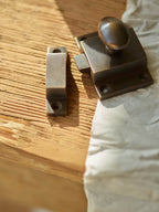 Grove Cabinet Latch, Aged Bronze