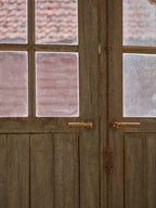 Grove Levered Door Handles, Antique Brass