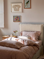 Mila Bed, Heritage Mole Stripe