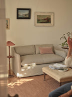 Warren Loose Cover Sofa, Heritage Green Stripe