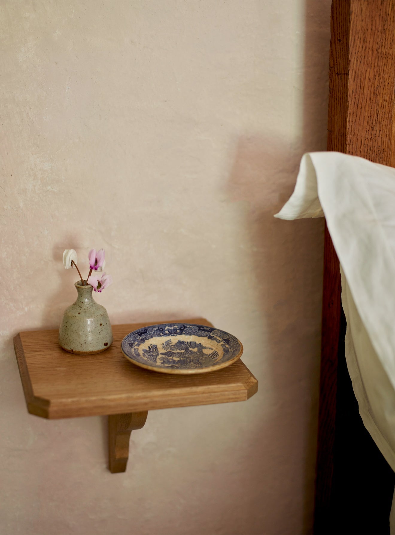 Aubrey Oak Shelf, Short