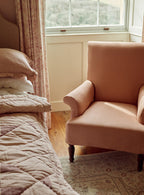Wilford Armchair, Plaster Pink Linen