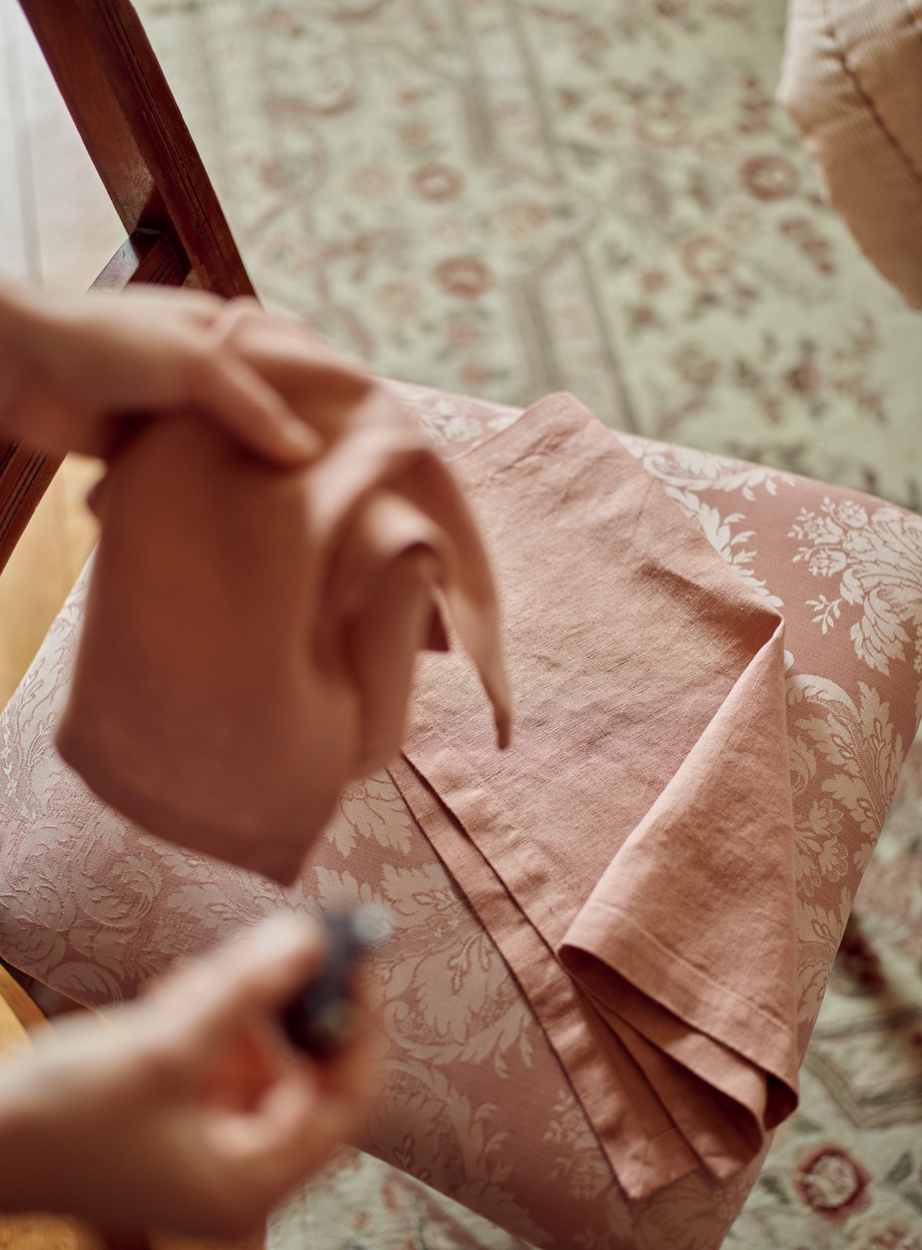 Linen Napkins, Plaster Pink, Set of Two
