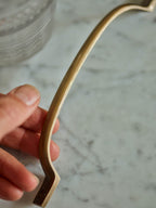 Grove Pull Handle, Long, Antique Brass