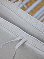 Sudbury Sun Lounger Cushion, Soft Grey