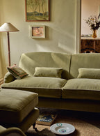 Abington Sofa, Three Seater, Rust Linen