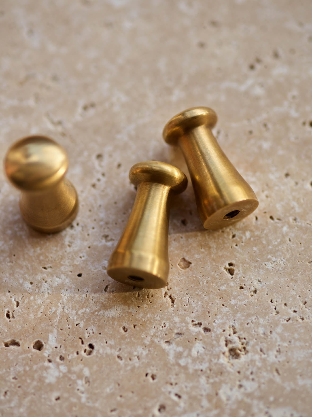 Grove Peg Knob, Matt Brass