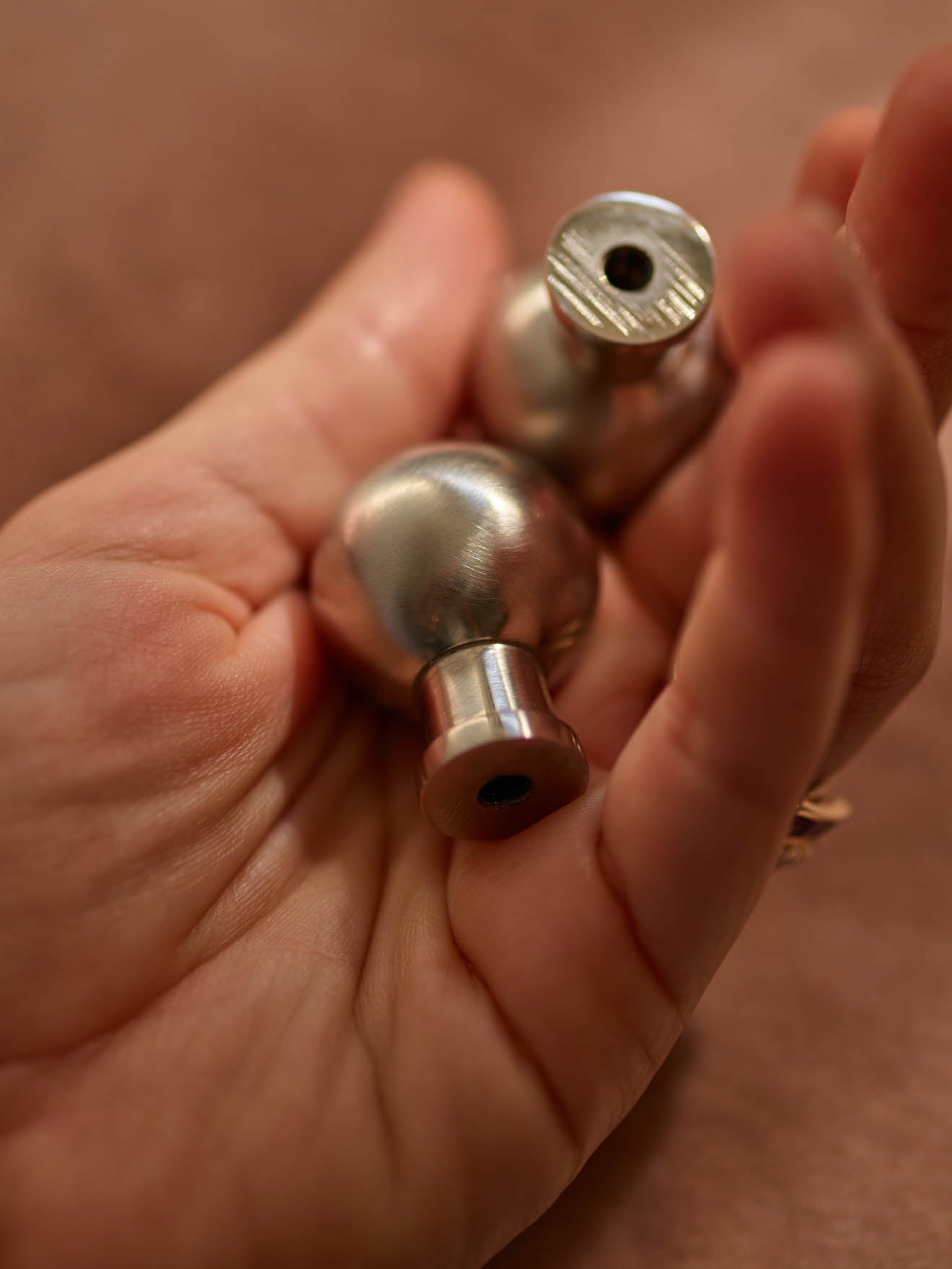 Grove Smooth Rounded Knob, Matt Nickel