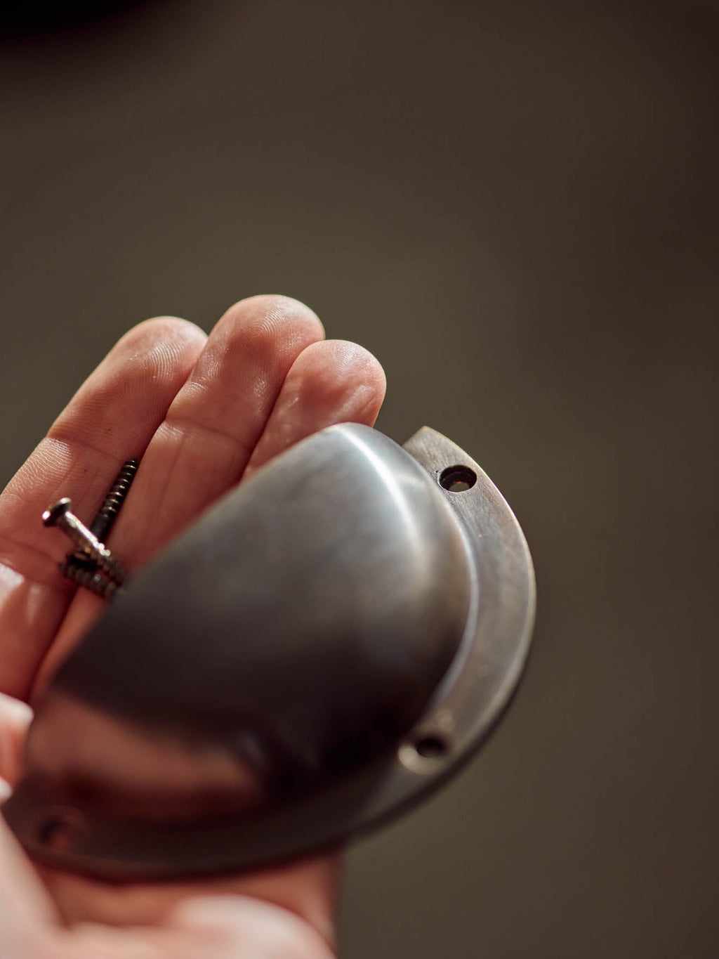 Grove Cup Handle, Aged Bronze