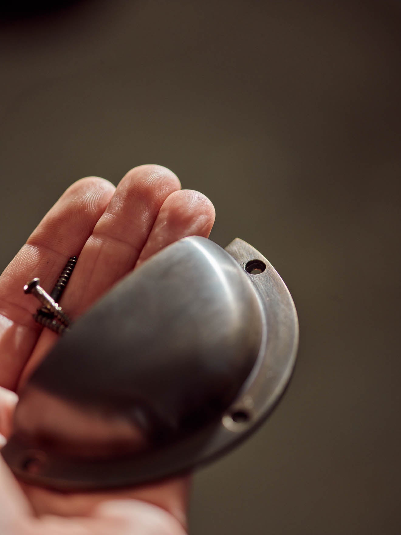 Grove Cup Handle, Aged Bronze