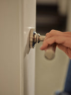 Grove Levered Door Handles, Matt Nickel