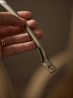 Grove Pull Handle, Long, Matt Nickel