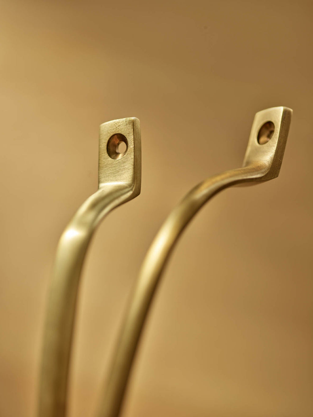 Grove Pull Handle, Long, Matt Brass