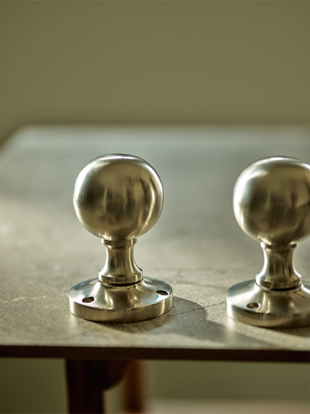 Grove Door Handles, Matt Nickel