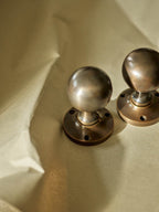Grove Door Handles, Aged Bronze